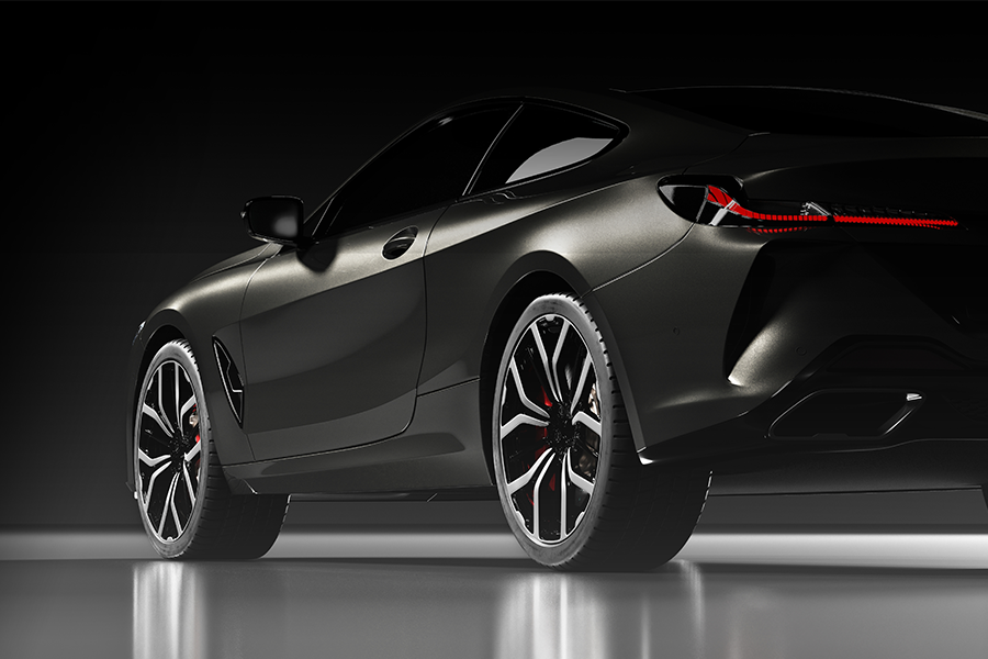Automotive schwarzes Auto