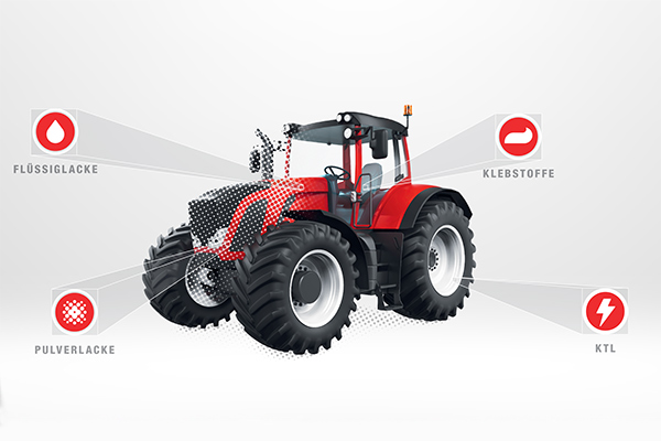 red tractor